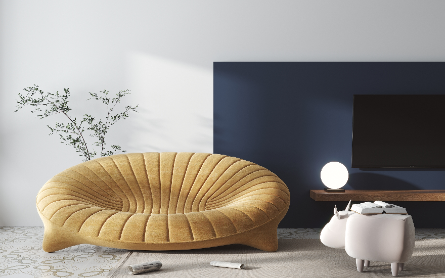 Modern Irregular-shaped Sofa