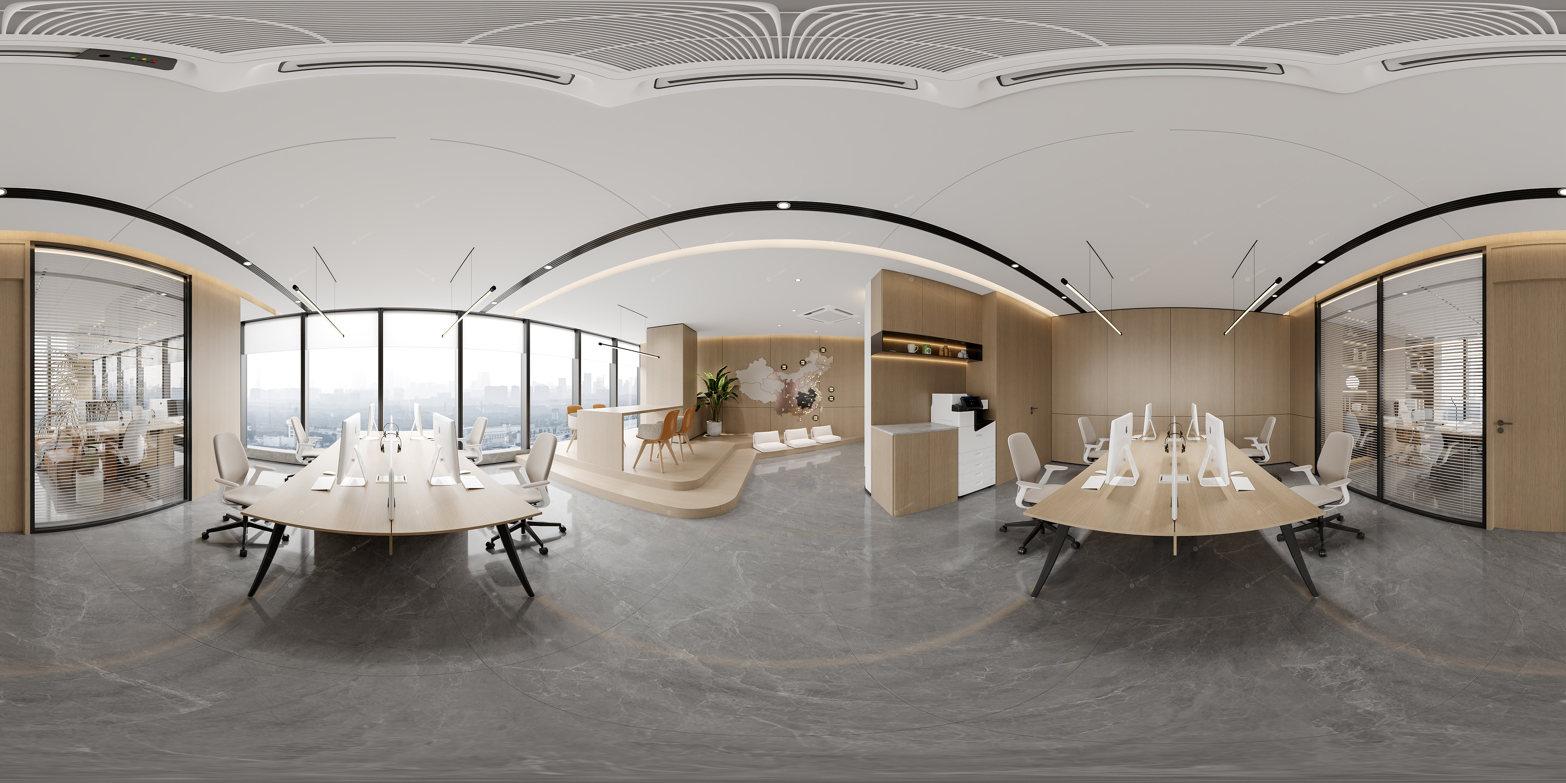Office Spaces 3D Models