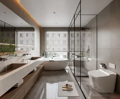 Modern Bathroom 3d model