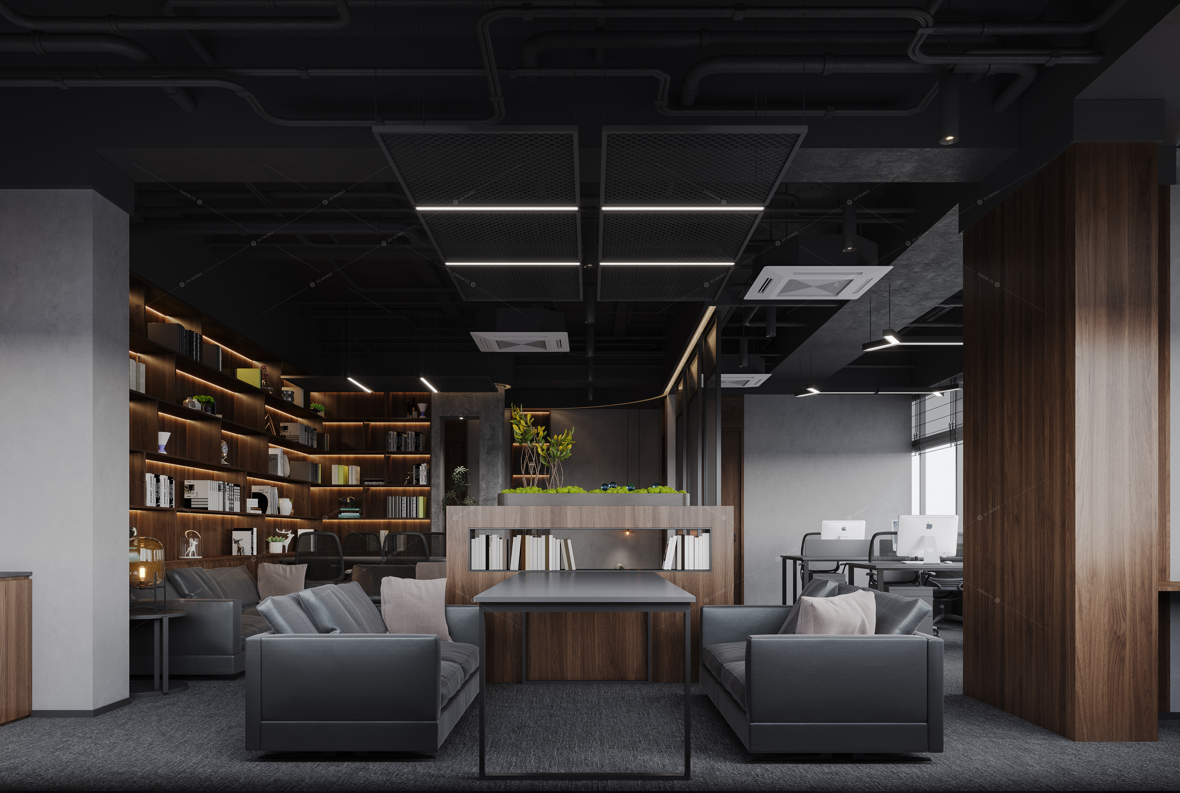 Office Spaces 3D Models 2