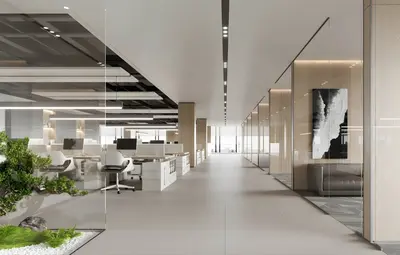 Modern Office Corridor