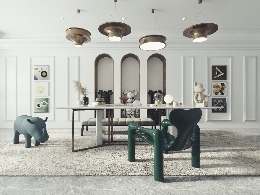 Modern Desk & Chair Set