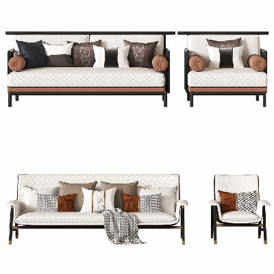 New Chinese Modular Sofa Set