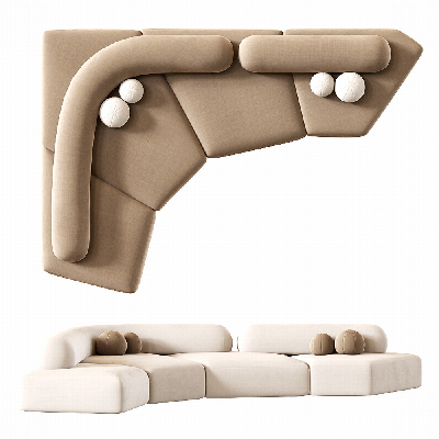 Modern Irregular-shaped Sofa