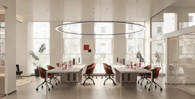 Modern Creamy Office Area