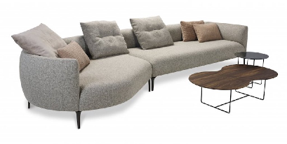 Modern Sofa & Side Table Set 