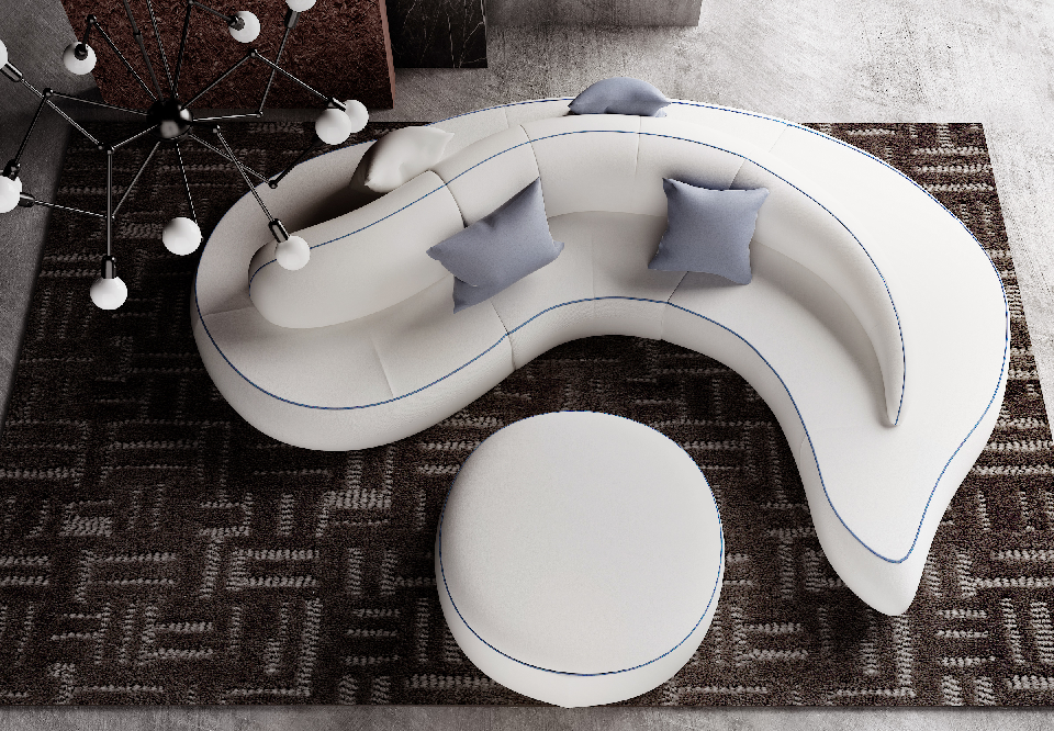 Modern Irregular-shaped Sofa
