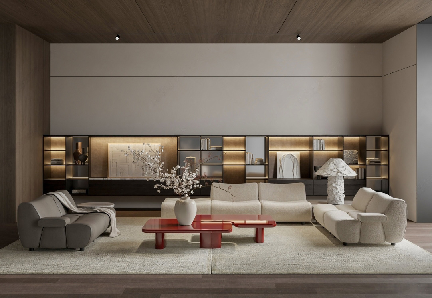 Modern Living & Dining Room