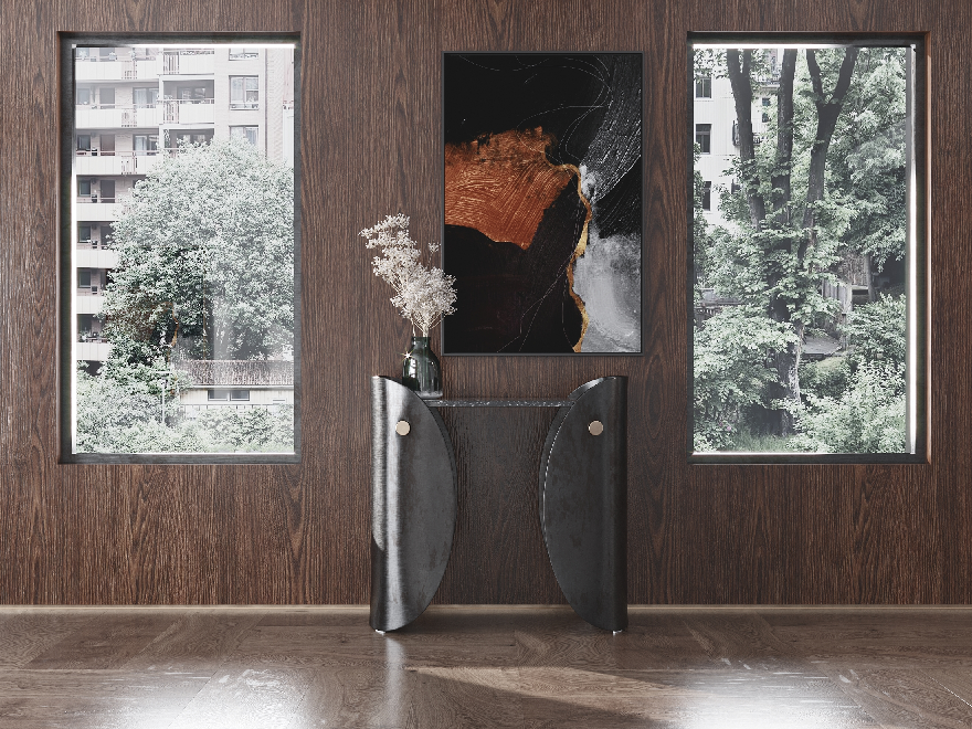 Industrial Console Table