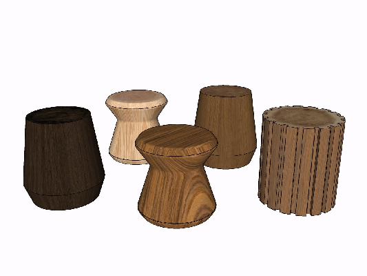 Mid-Century Modern Sitting Stool
