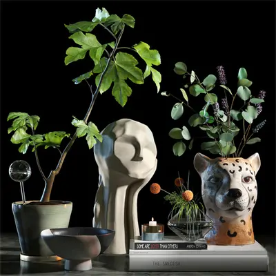 Contemporary Scandinavian Decorative Set