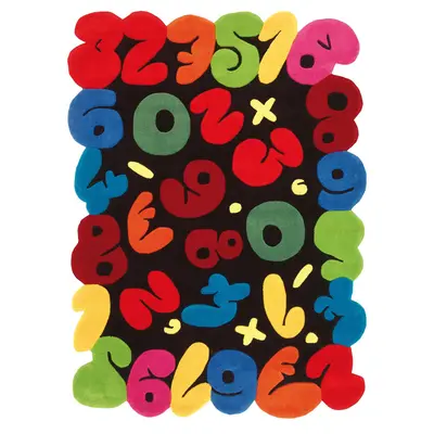Children's Educational Number Carpet 3d model