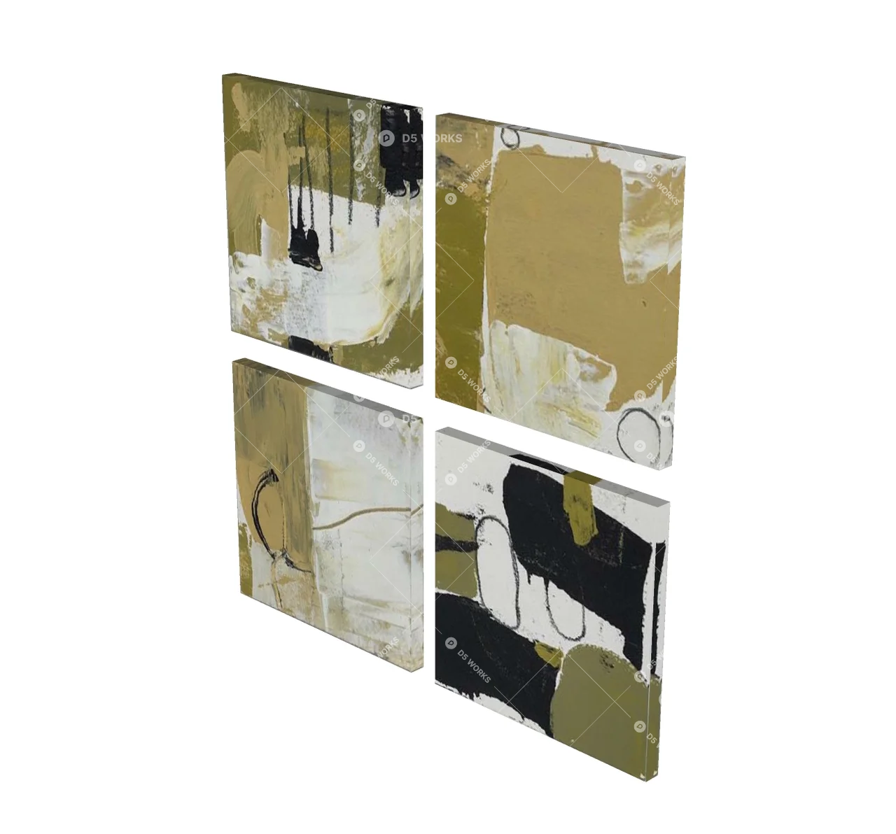 Paintings 3d model thumbnail 2