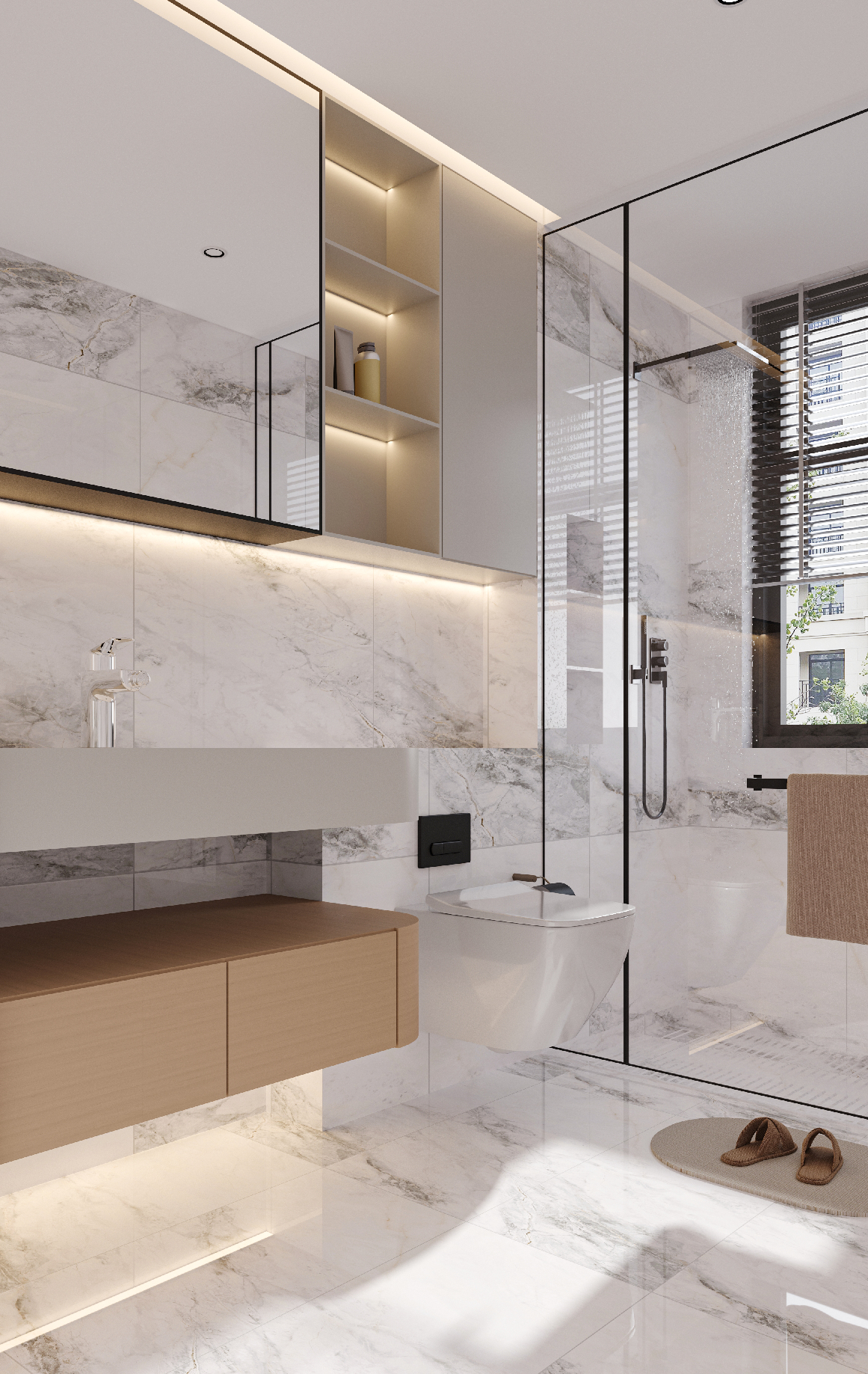 Organic Modern Bathroom