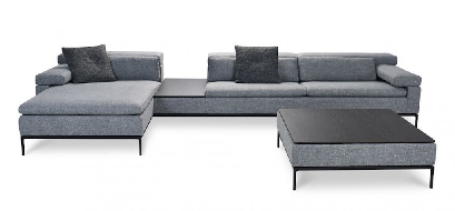 Modern Sofa & Side Table Set 