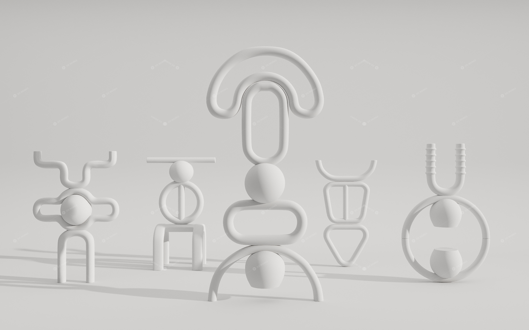 Decorative Sets 3D Models 2