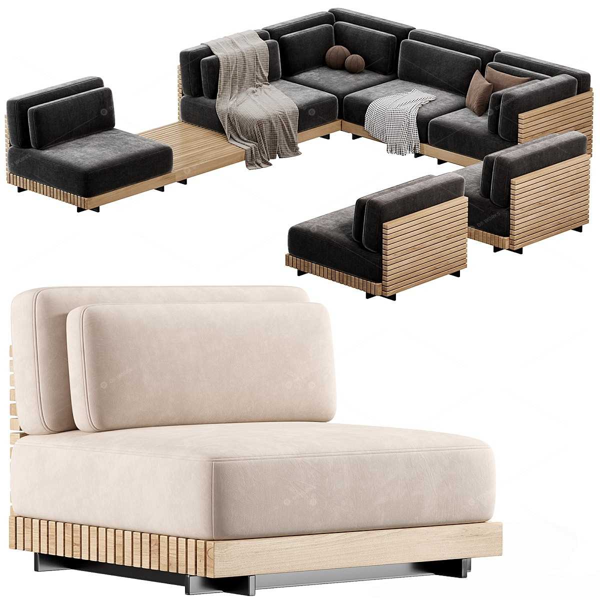 Furniture Sets 3D Models 3
