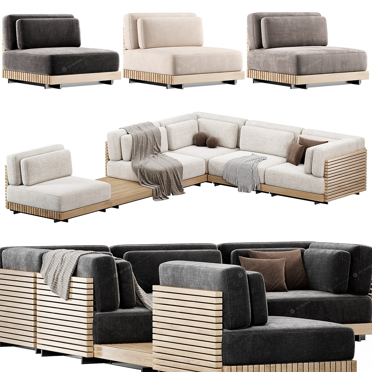 Furniture Sets 3D Models 2