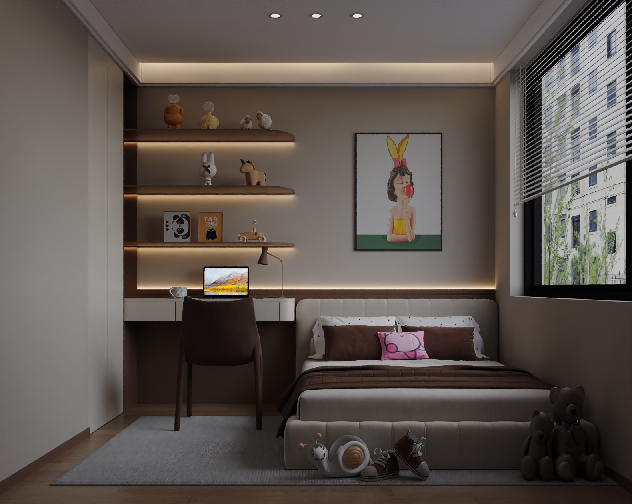Modern Modern Girl’s Room