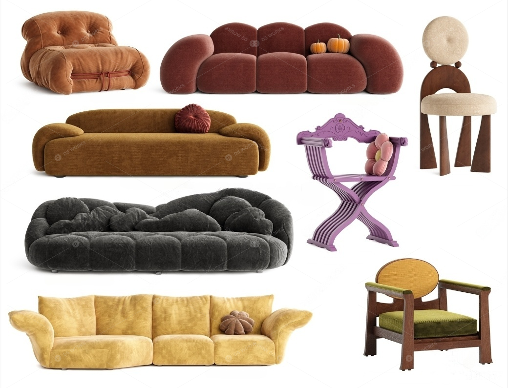 Furniture Sets 3D Models