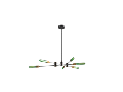 Modern Linear Pendant Light 3d model
