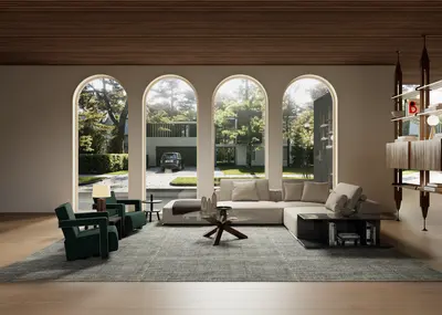 Modern Home Living Room 3d model