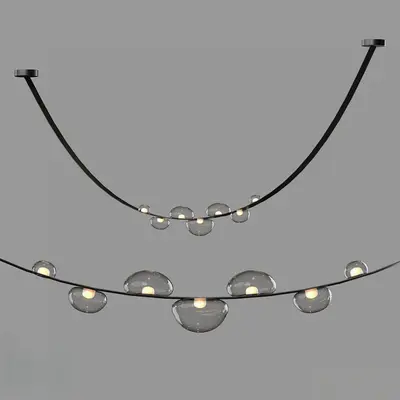 Bubble Droplet Pendant Light 3d model