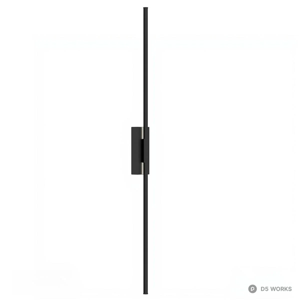 Minimalist Linear Wall Lamp 3d model - Image 1