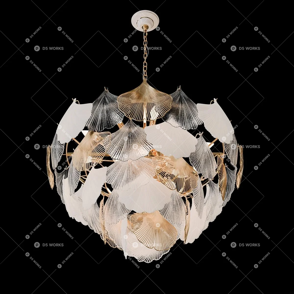 Quiet Luxury Pendant Light 3d model thumbnail 2