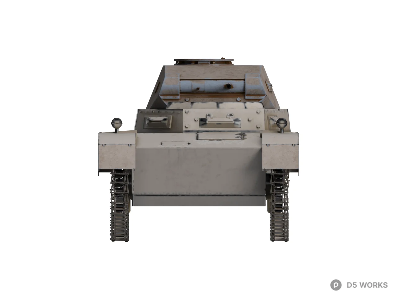 Military Tank 3d model thumbnail 2