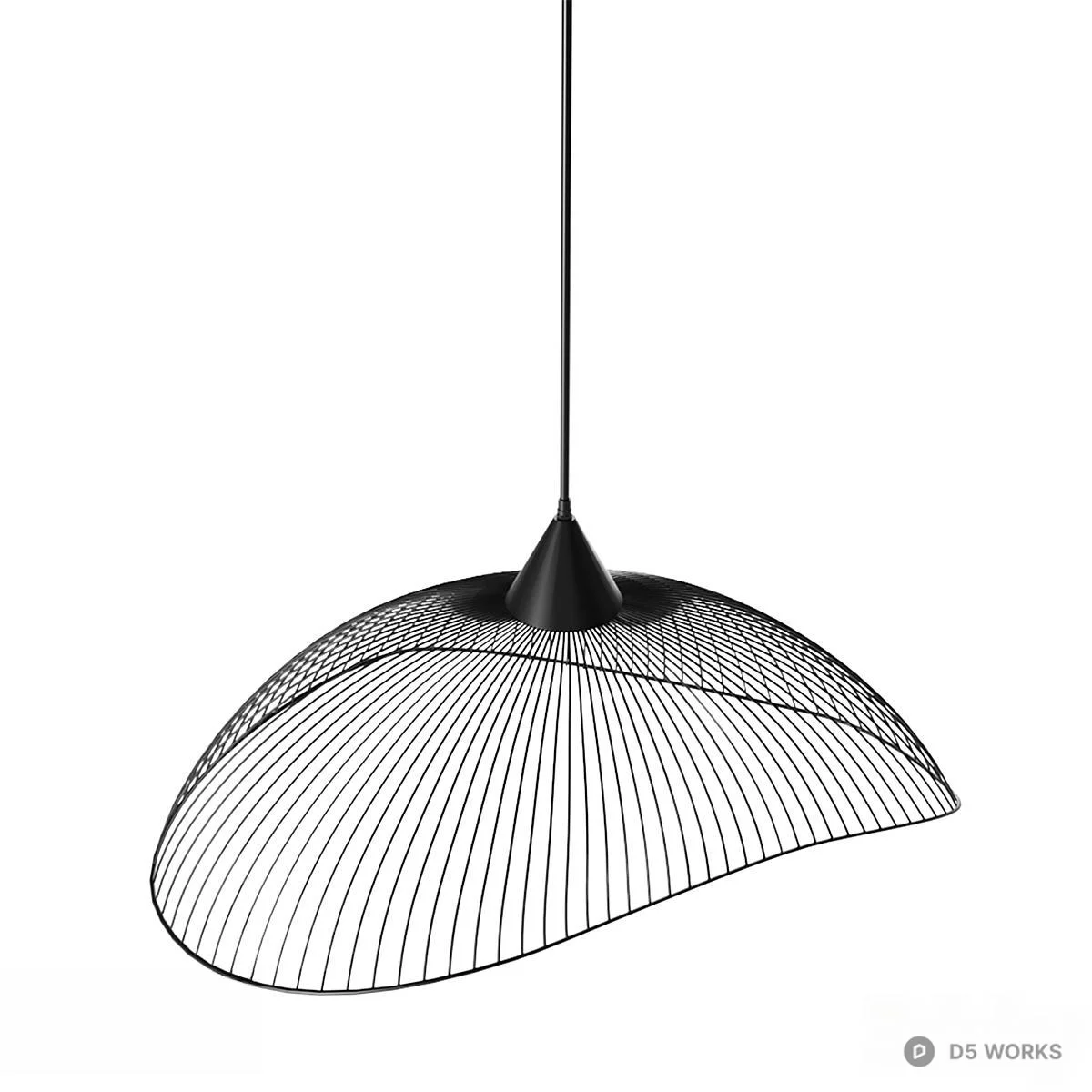 Wire Mesh Pendant Lamp 3d model - Image 1