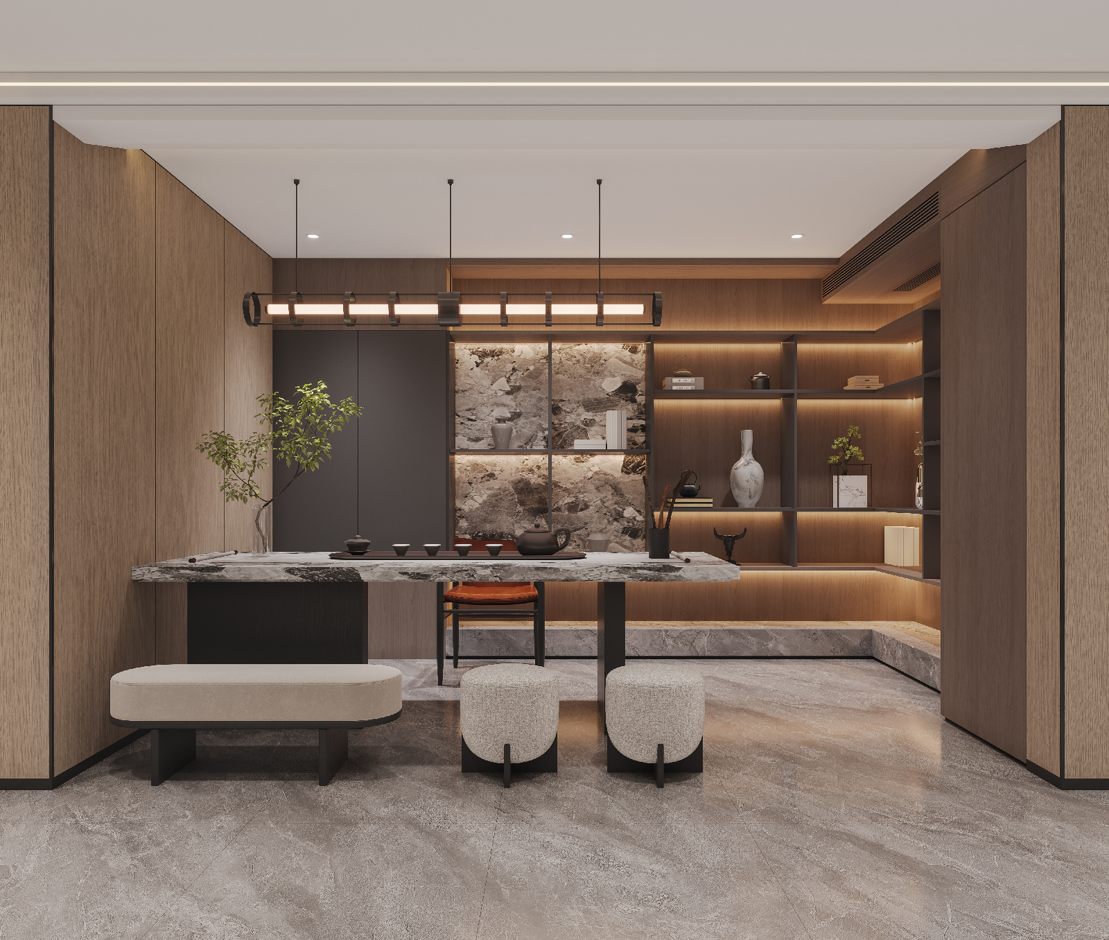Modern Tea Room