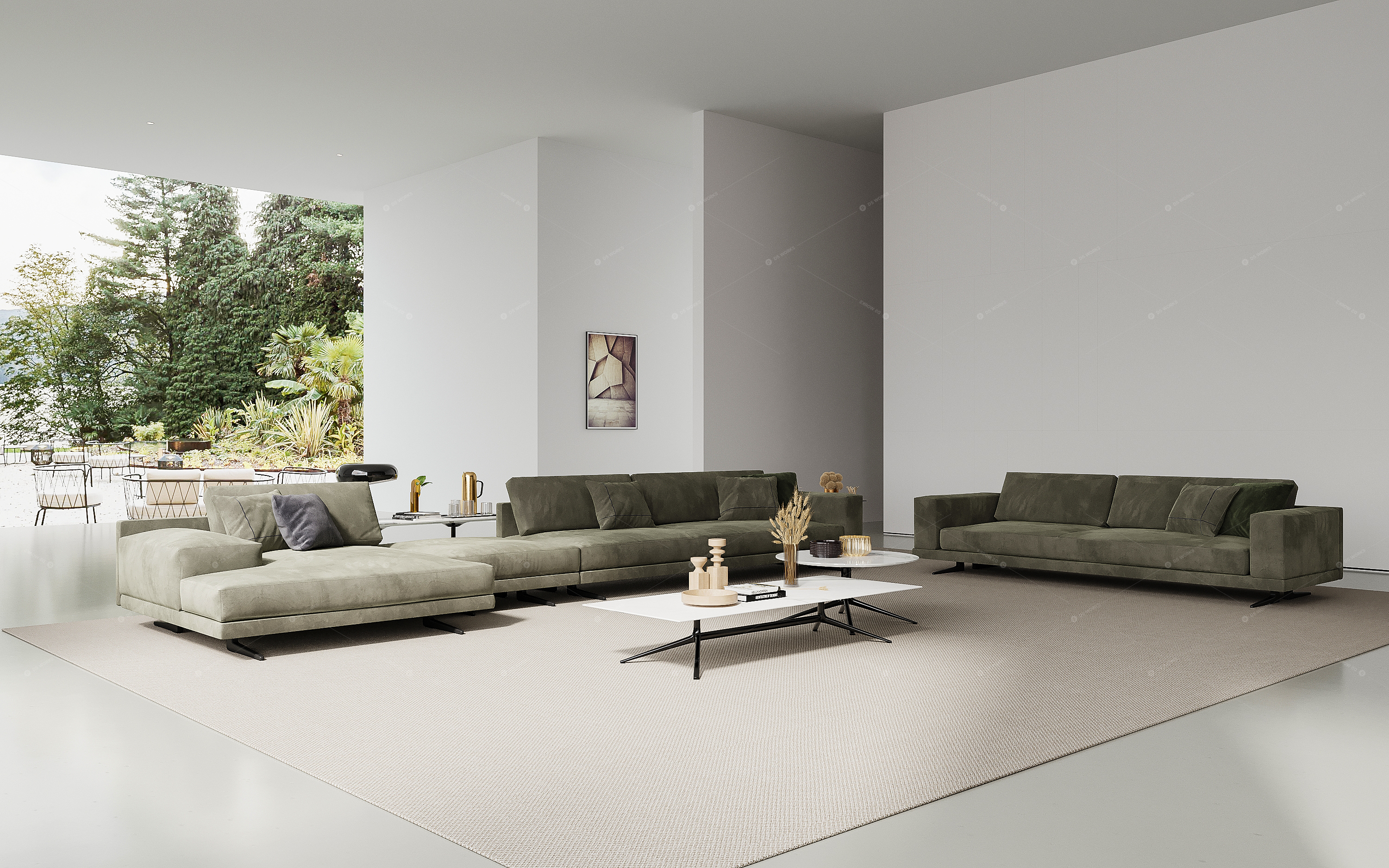 Living Rooms 3D Models 2
