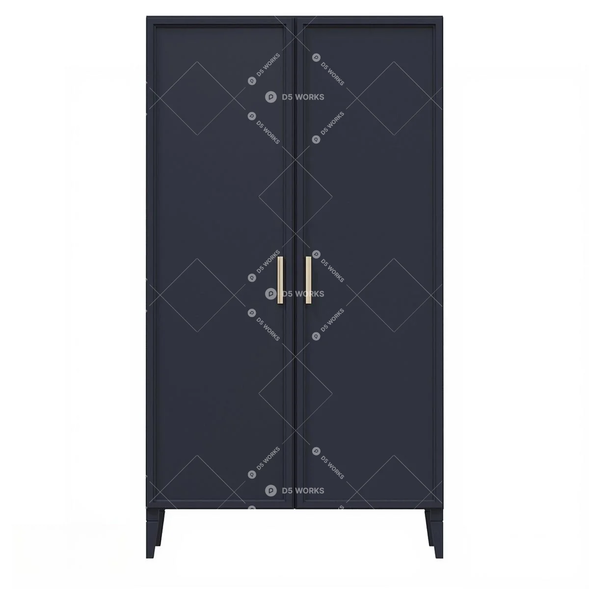 Wardrobe 3d model thumbnail 2