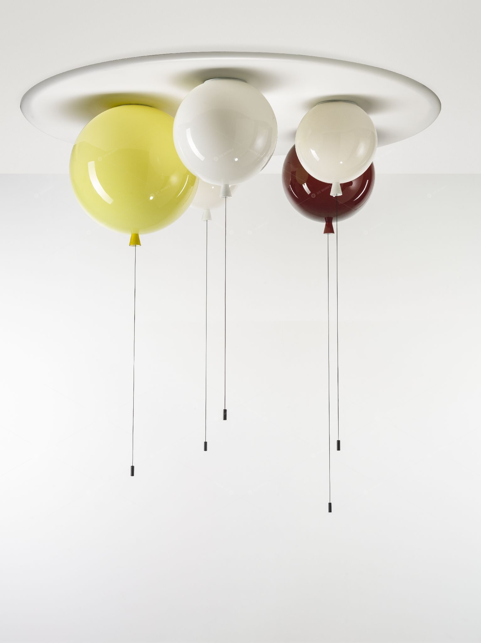 Flush Mount Lights 3D Models 3