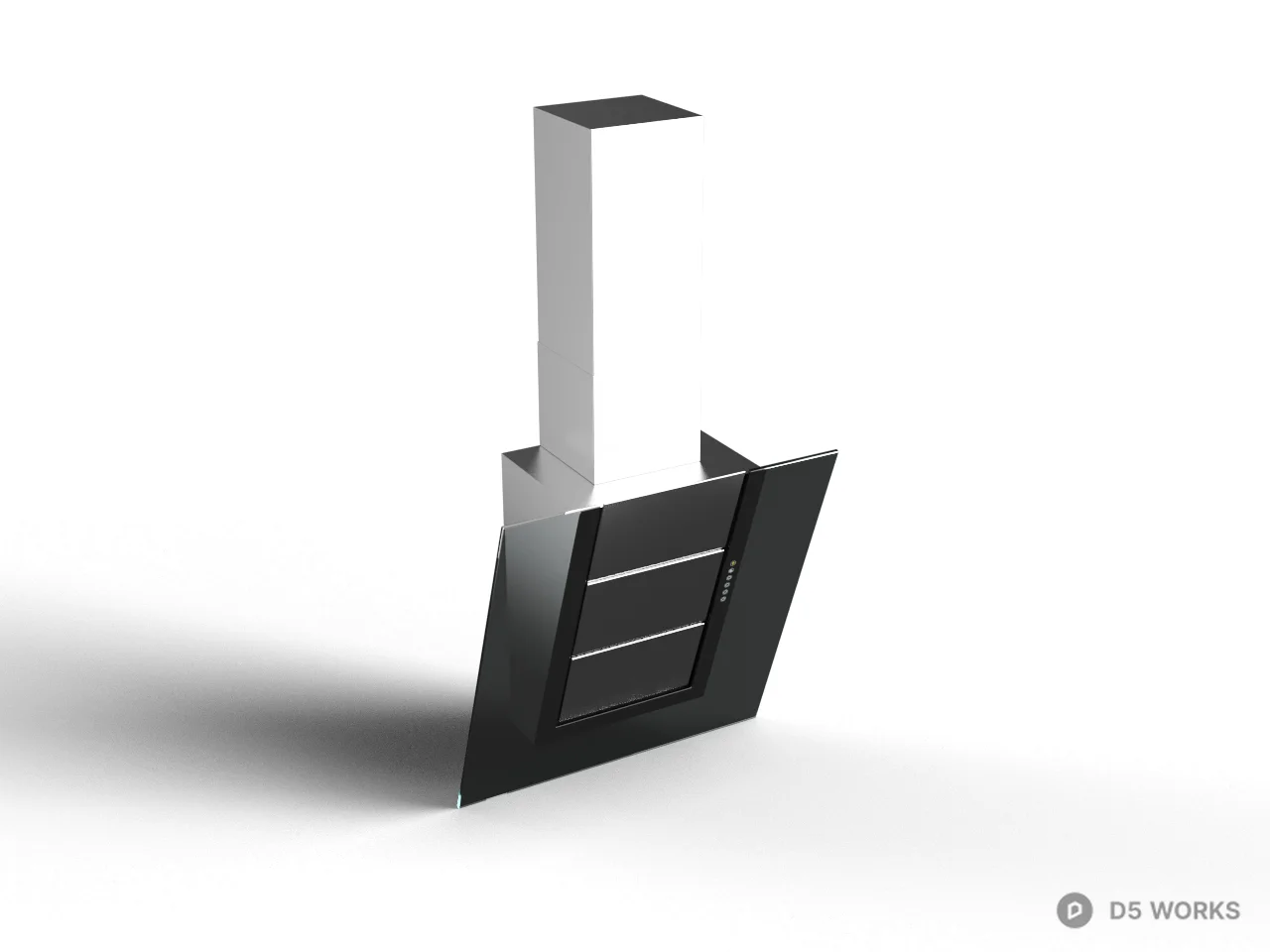 Minimalist Range Hood 3d model - Image 1