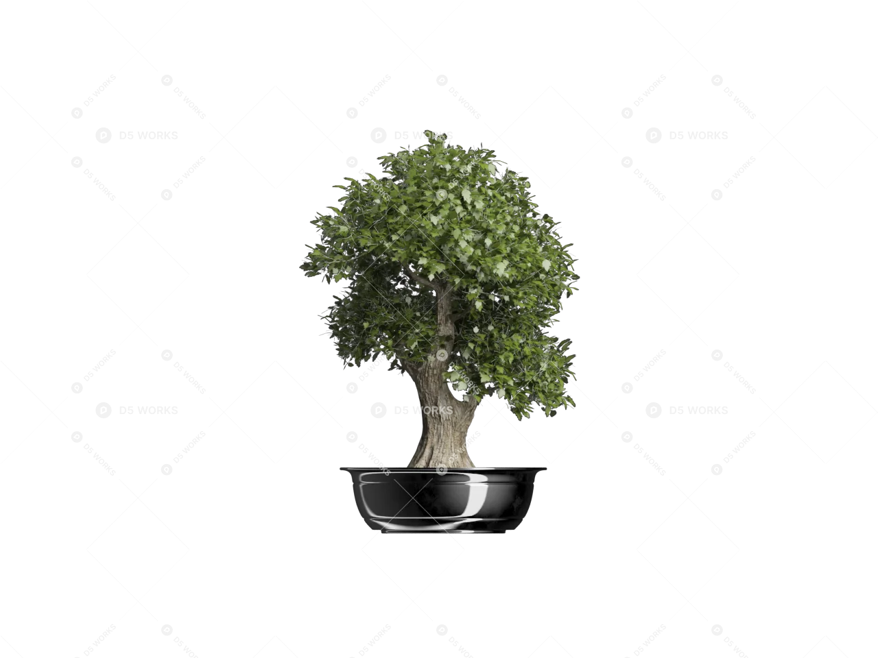 Potted Plant 3d model thumbnail 2