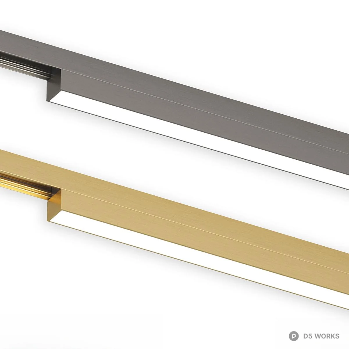 Minimalist Linear Light 3d model thumbnail 2