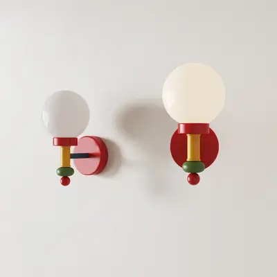 Color Block Wall Lamp 3d model