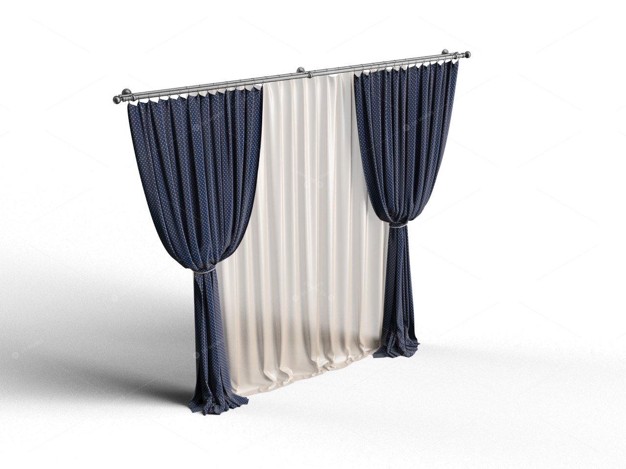 Curtains 3D Models