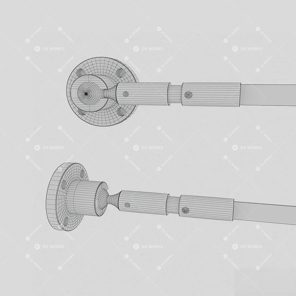 Modern Wall Lamp 3d model thumbnail 2