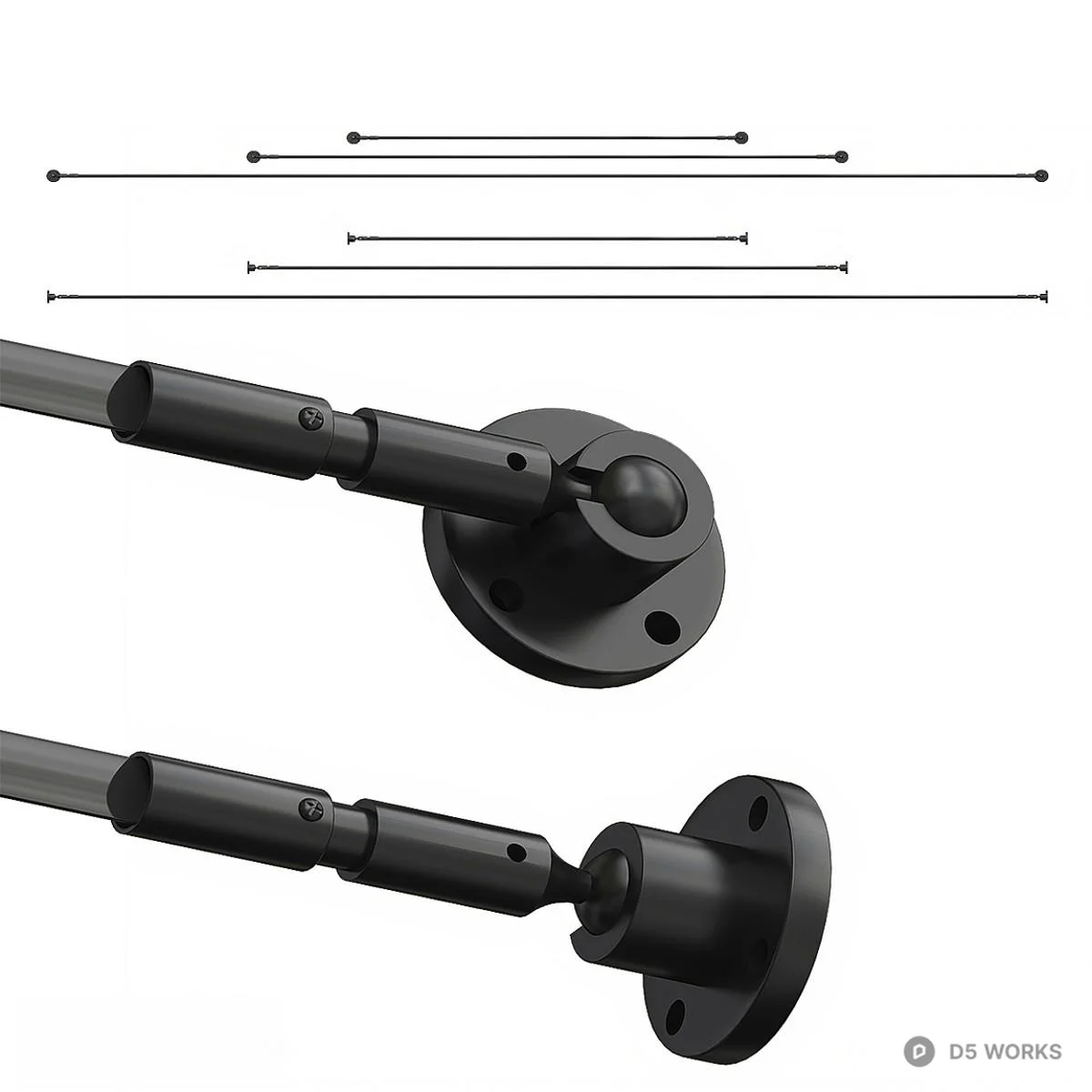 Minimalist Linear Light 3d model thumbnail 3
