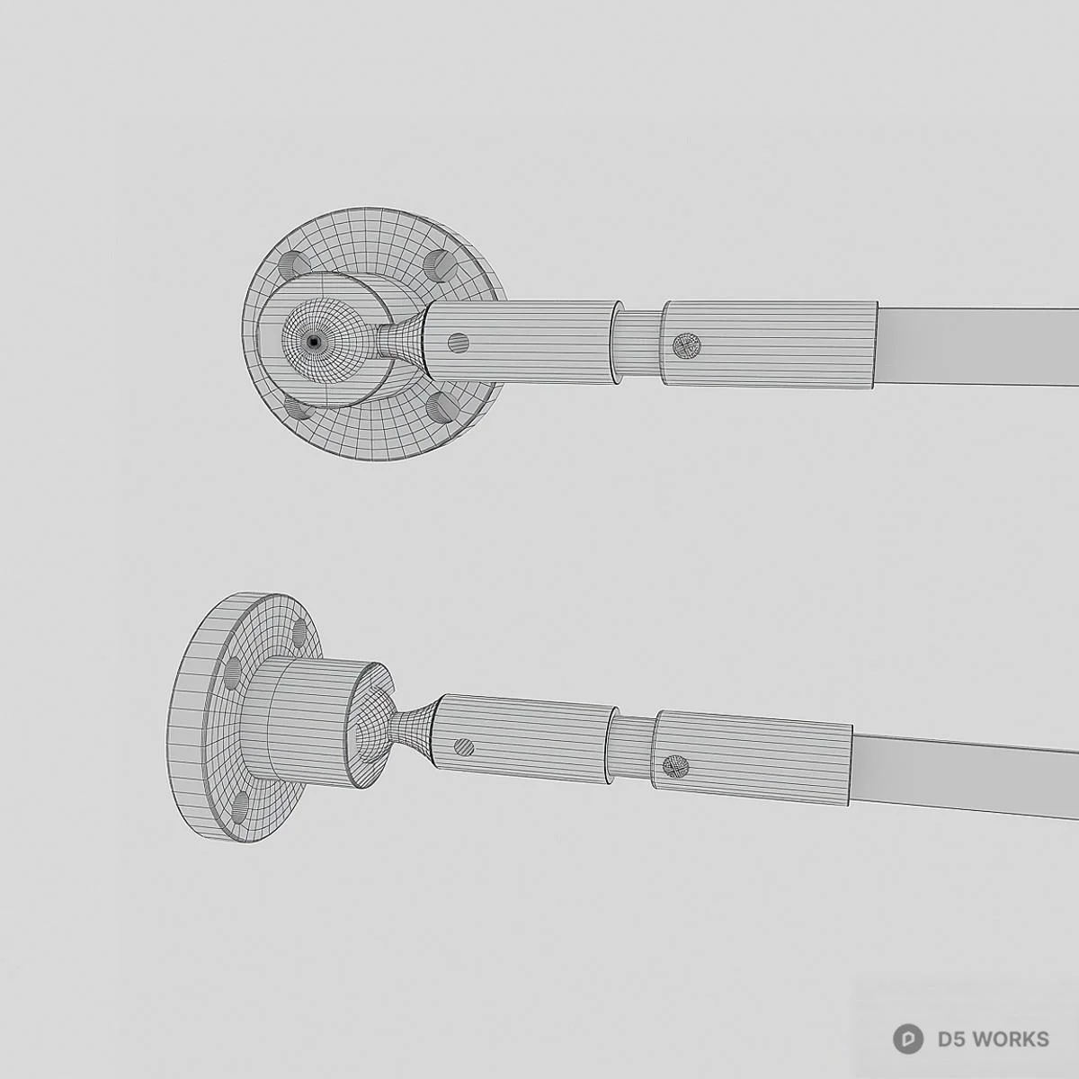 Minimalist Linear Light 3d model thumbnail 2