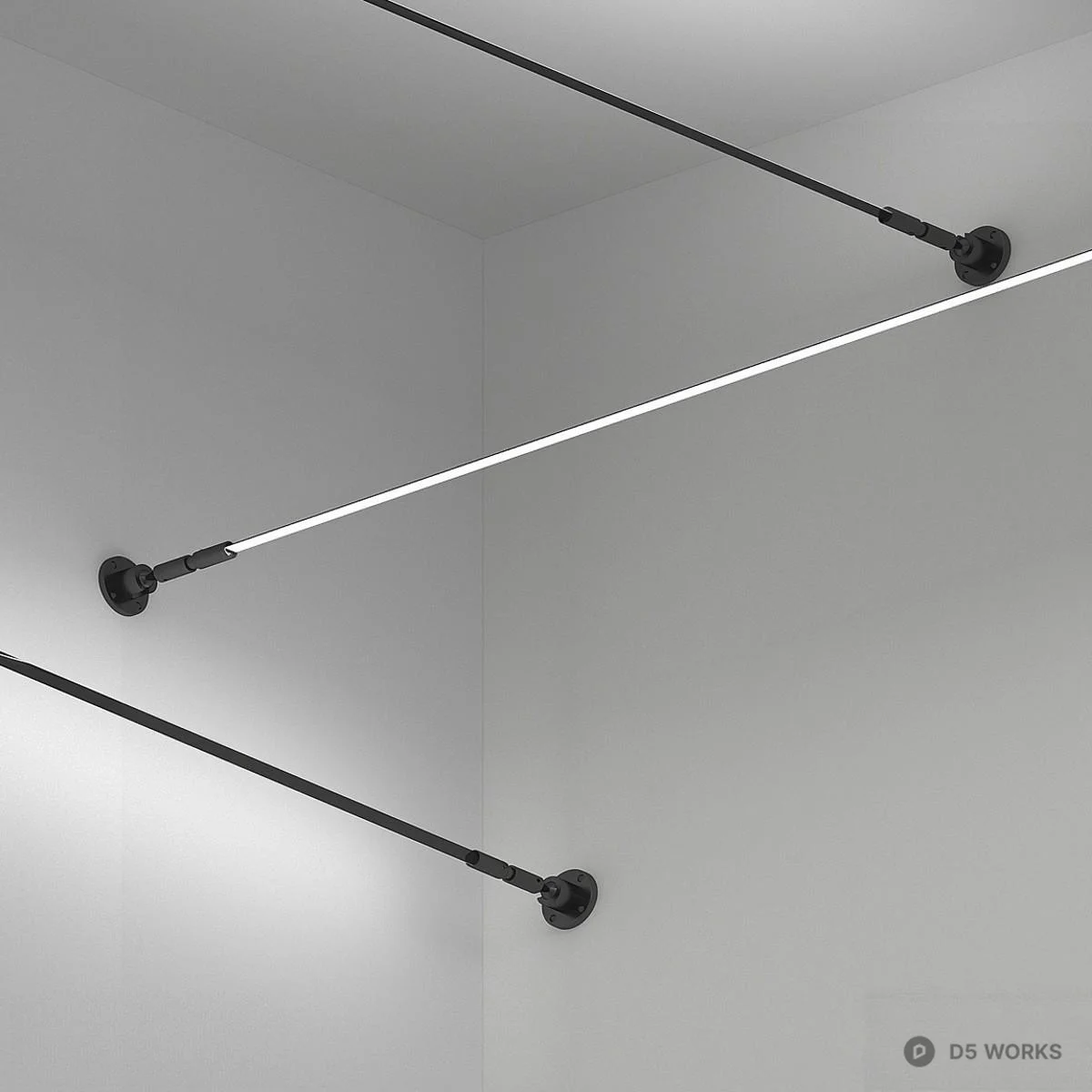 Minimalist Linear Light 3d model - Image 1