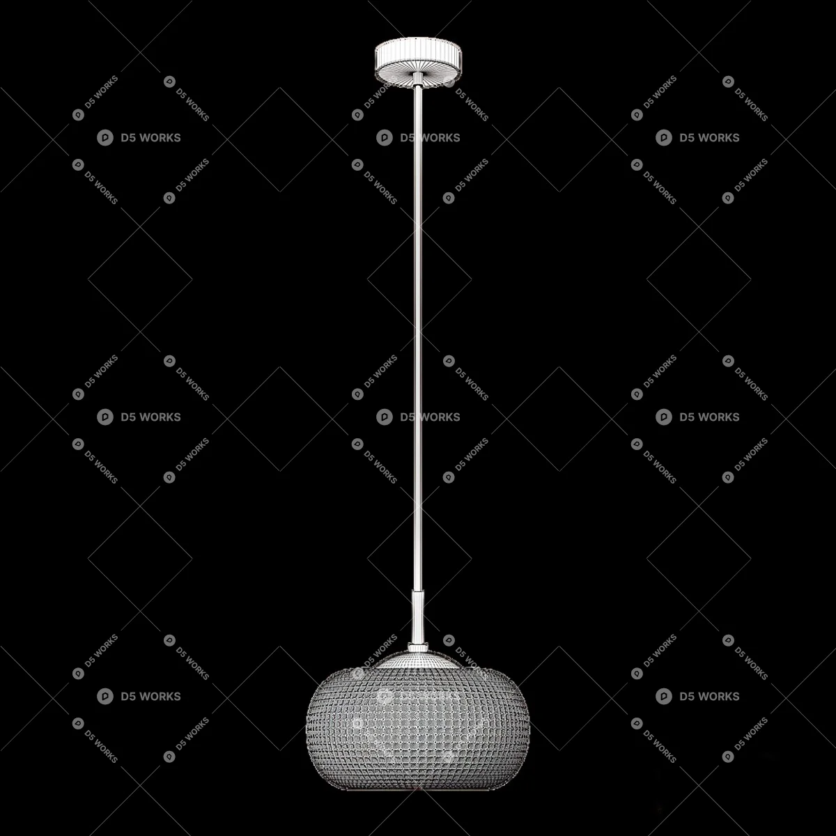 Pendant Light 3d model thumbnail 5