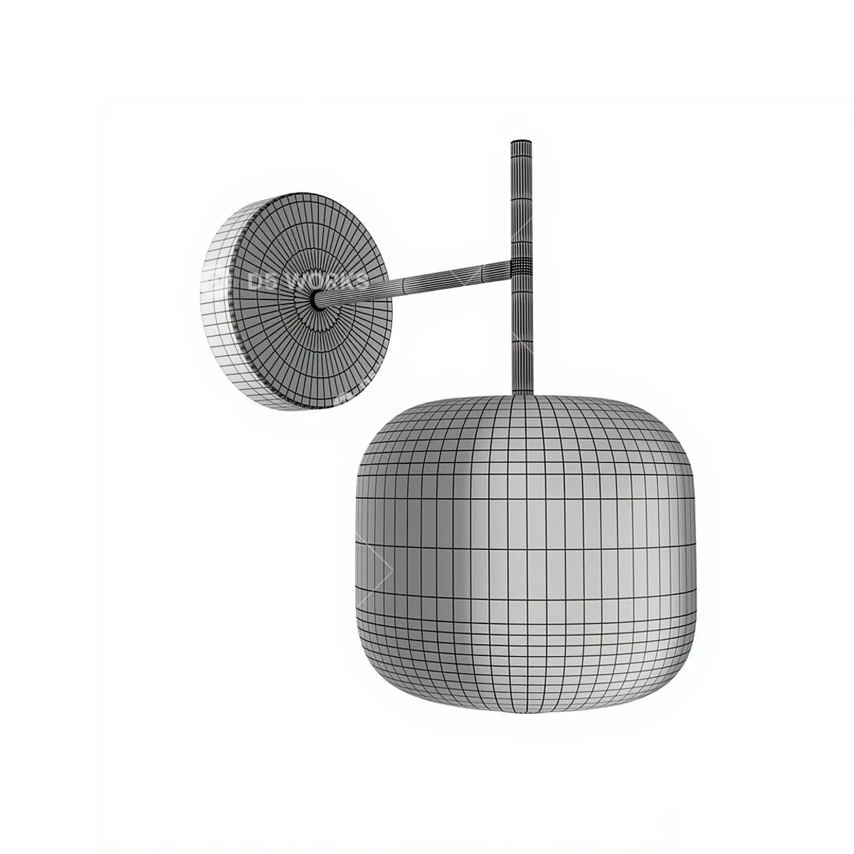 Wall Lamp 3d model thumbnail 2