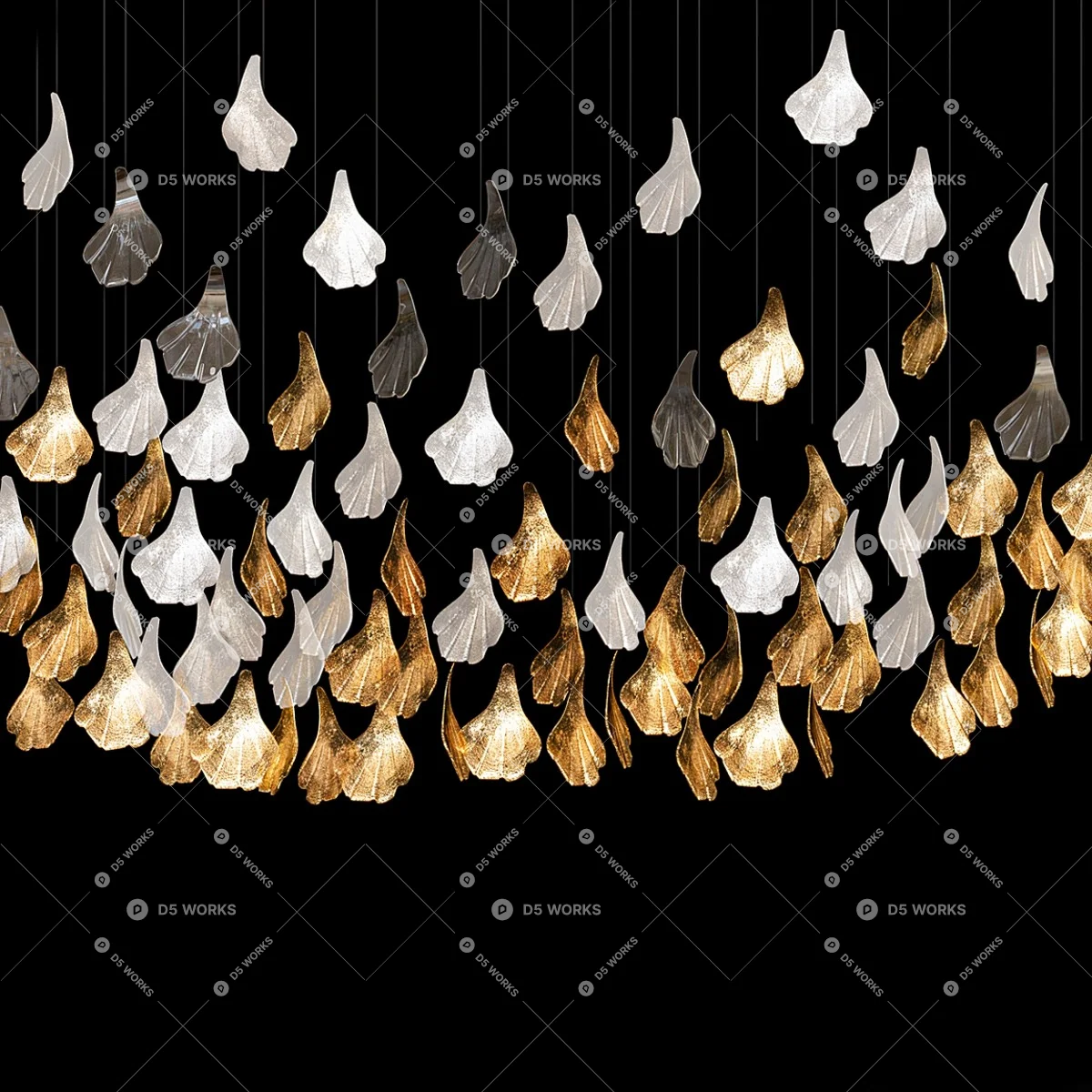 Quiet Luxury Pendant Light 3d model thumbnail 3