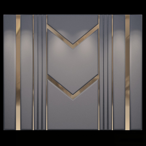 Modern Bed Feature Wall