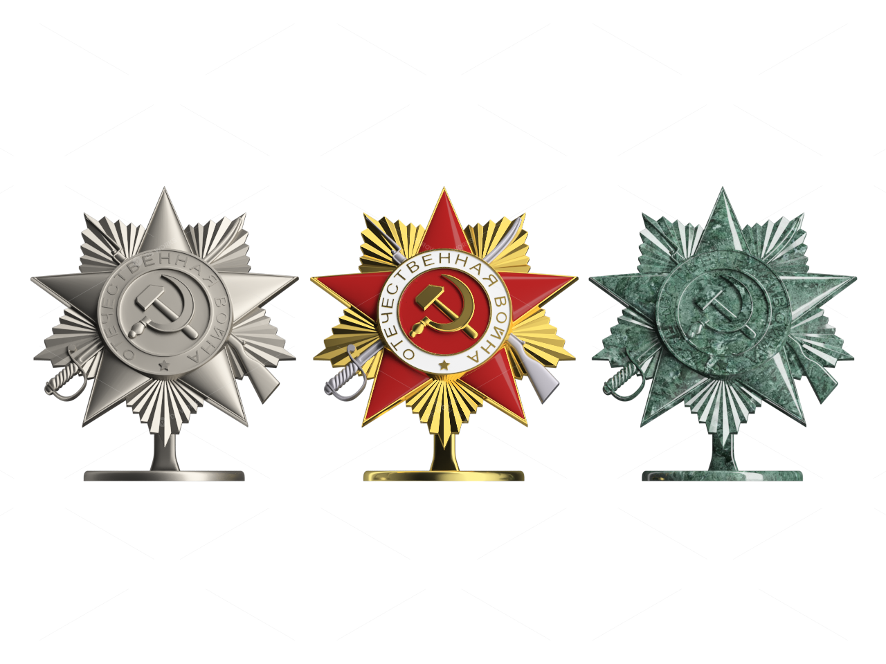 Decorative Sets 3D Models 2
