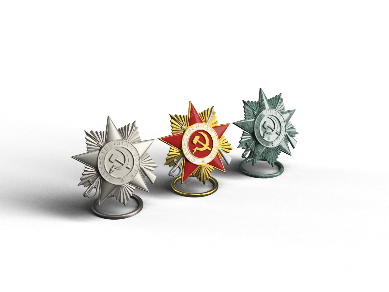 Decorative Sets 3D Models